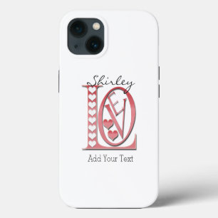 Case-Mate iPhone Case Love Letters with Hearts par Shirley Taylor