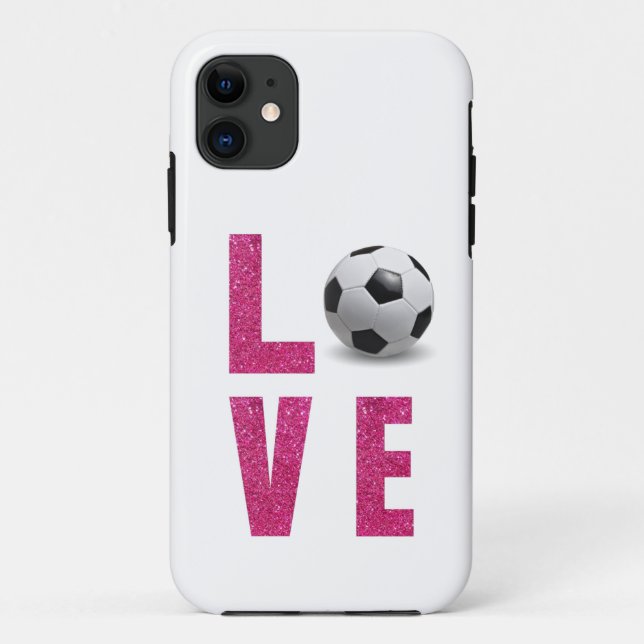 Coques Case-Mate iPhone Love Soccer (Dos)