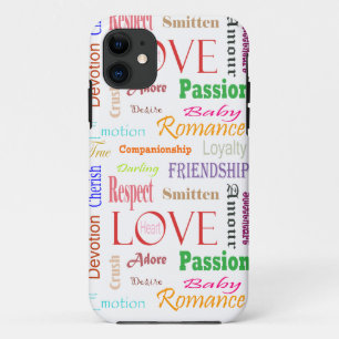 Coque iPhone 11 Love Synonyms par Shirley Taylor