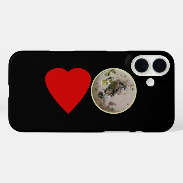 Coques Case-Mate iPhone Love Thai Green Curry ... Thaïlande (Verso (horizontal))