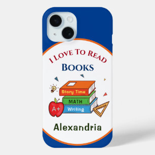 Coque Case-Mate iPhone Love To Read Books Reader Lecture Personnaliser