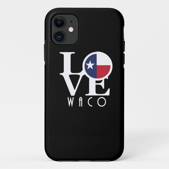 Coques Case-Mate iPhone LOVE Waco Texas (Dos)