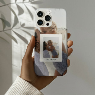 Coque iPhone 16 Pro "Love You Mom Photo Gift