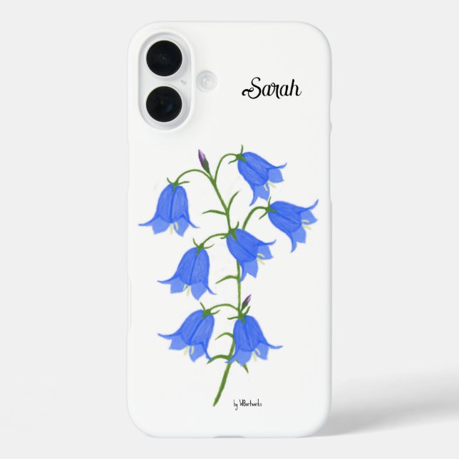Coques Case-Mate iPhone Lovely bluebells (Verso)