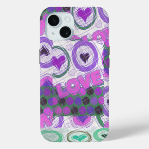 Coque Case-Mate iPhone Lovely Love Heart Motif Art Imprimer