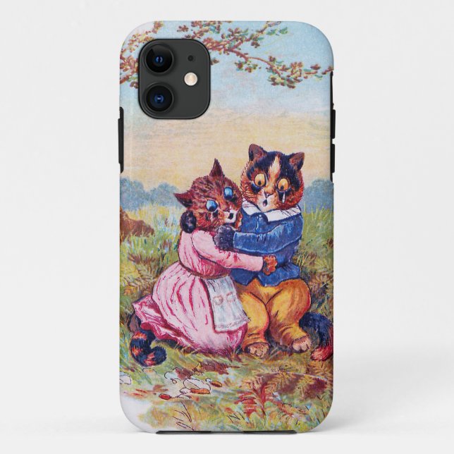 Coques Case-Mate iPhone Lovers Cat (Strong Emotion), Louis Wain (Dos)