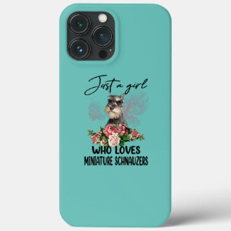 Case-Mate iPhone Case Loves Schnauzer Funny Schnauzer