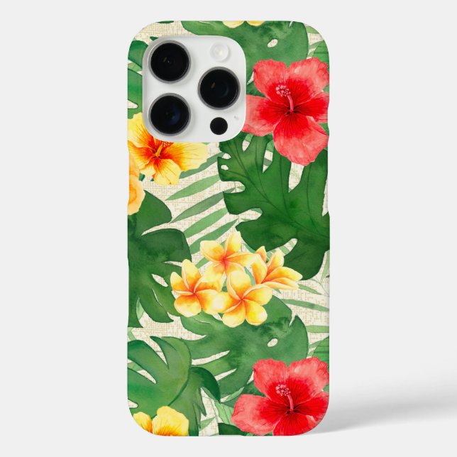 Coques Case-Mate iPhone Luana Aquarelle Tropical Vivid Floral (Verso)