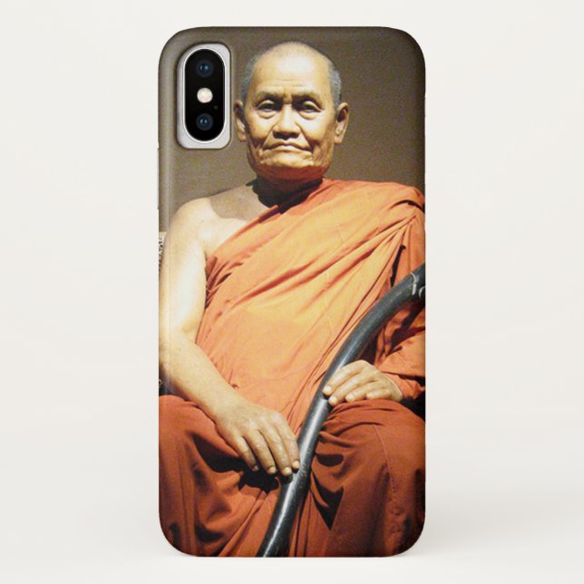 Coques Case-Mate iPhone Luang Poo Cha Subhaddho ... moine bouddhiste (Dos)