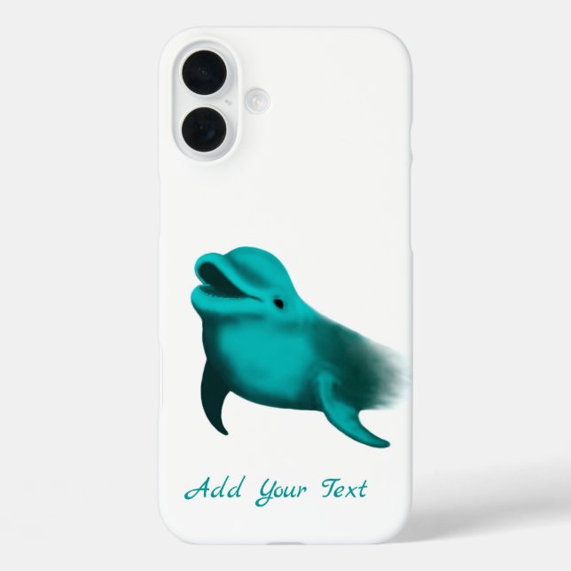 Coques Case-Mate iPhone Lucky Dolphin - Ajouter votre texte (Verso)