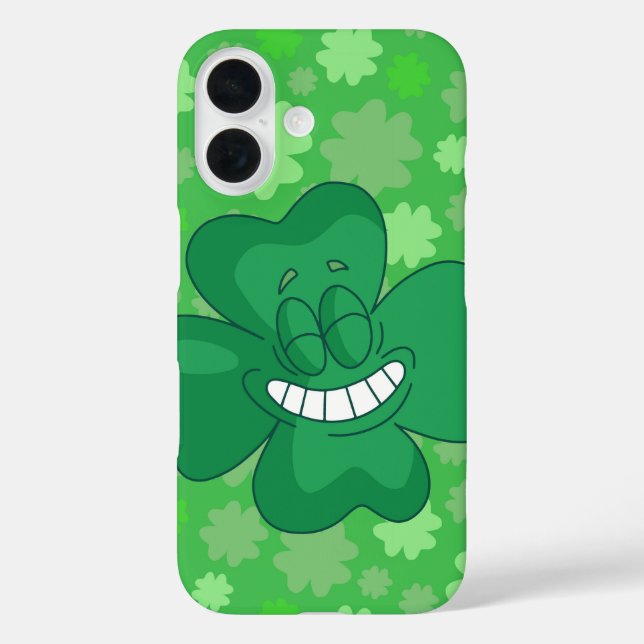 Coques Case-Mate iPhone Lucky Grin Shamrock (Verso)