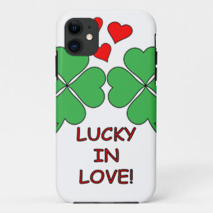 Coques Pour iPhone Lucky In Love Hearts Clover