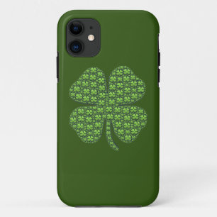 Coque Case-Mate Pour iPhone Lucky Irish Clover Dark Green