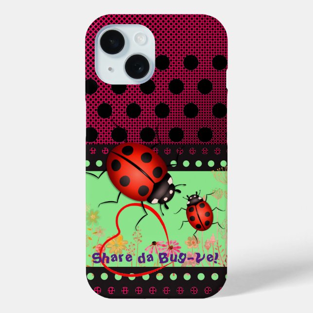 Coques Case-Mate iPhone Lucky Ladybug Spots (Verso)