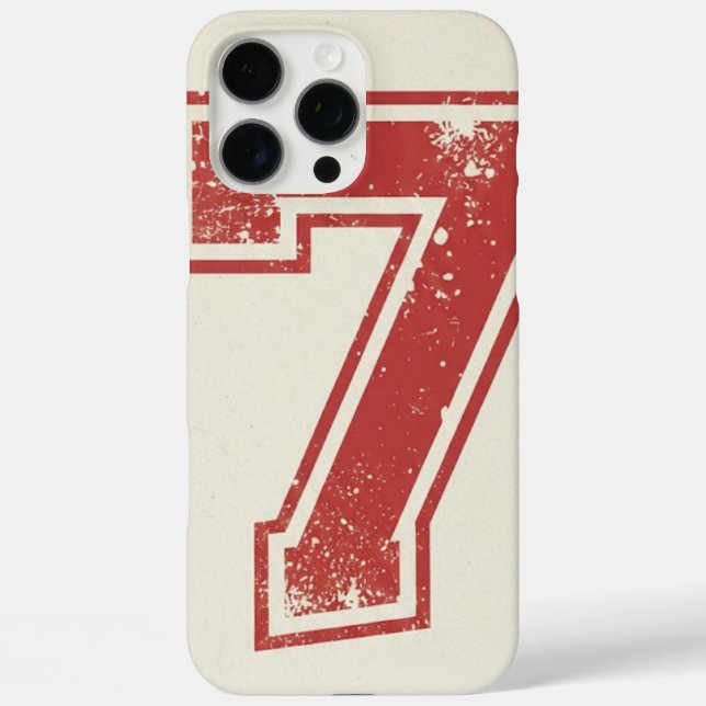 Coques Case-Mate iPhone lucky number seven (Verso)