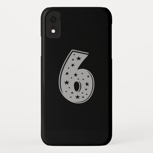 Coques Case-Mate iPhone Lucky Numéro 6 Joyeux anniversaire (Dos)