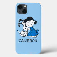 Lucy Hugging Snoopy