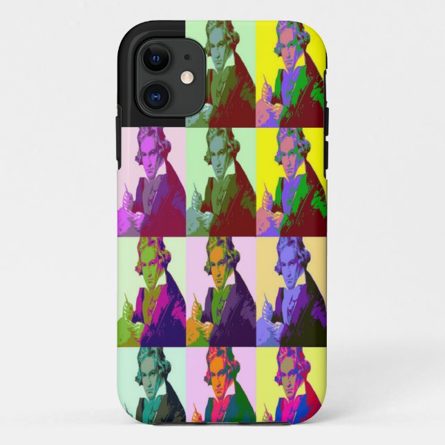 Coques Case-Mate iPhone Ludwig Van Beethoven Pop Art (Dos)