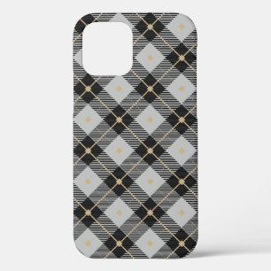 Case-Mate iPhone Case Lumberjack Black Gris Plaid Motif