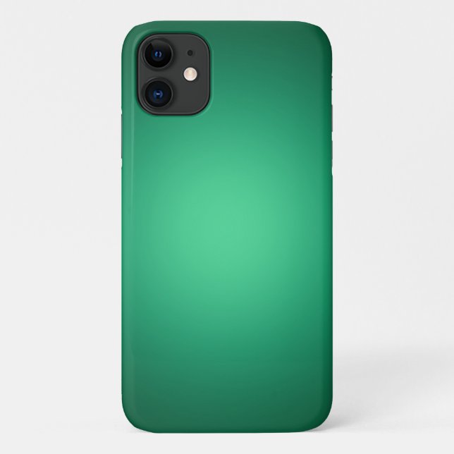 Coques Case-Mate iPhone Lumière blanche sur vert (Dos)