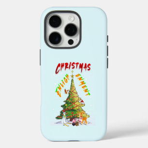 Coque iPhone 16 Pro Lumière de Noël