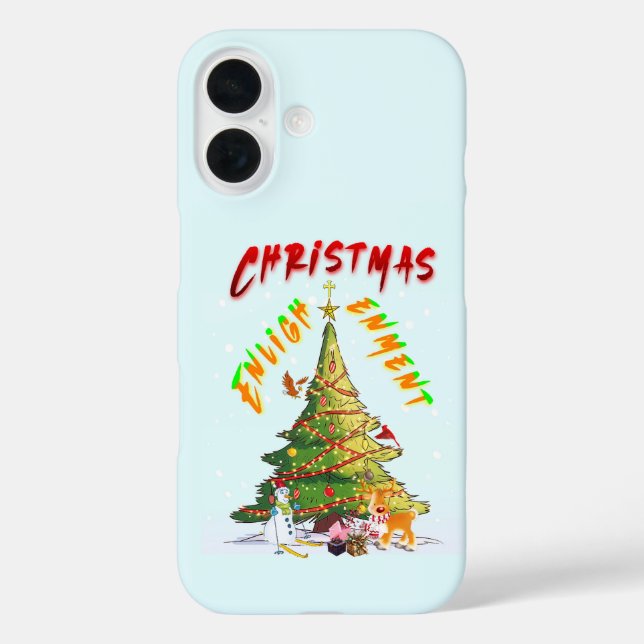 Coques Case-Mate iPhone Lumière de Noël (Verso)