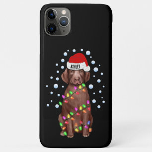 Case-Mate iPhone Case Lumière de Noël avec l'ambiance de chien Labrador 