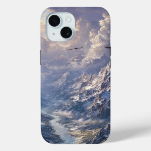 Coque Case-Mate iPhone Lumière dorée sur la rivière alpine002