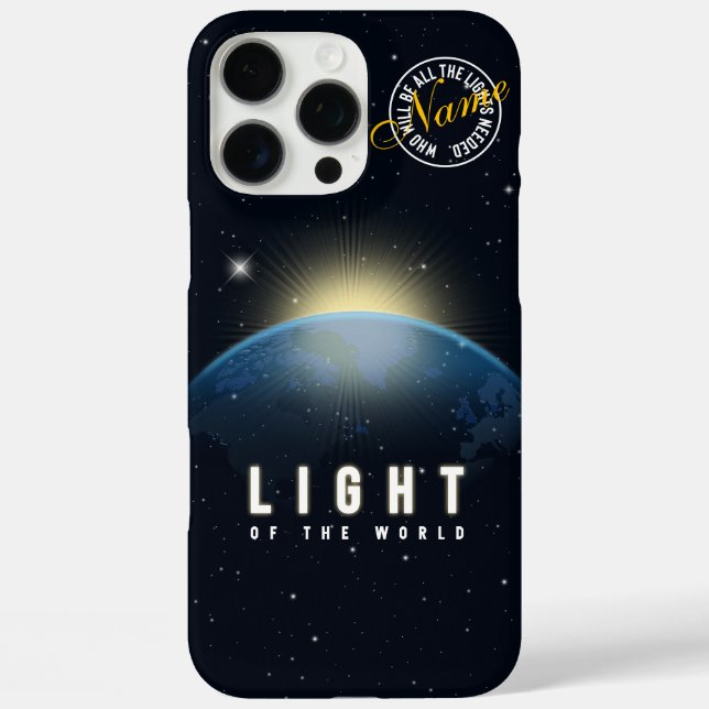 Coques Case-Mate iPhone Lumière du monde | (Verso)