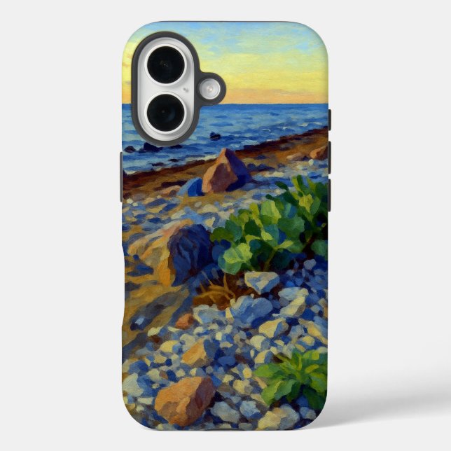 Coques Case-Mate iPhone Lumière du soir sur la côte de Vormsi (Verso)