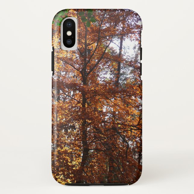Coques Case-Mate iPhone Lumière du soleil à travers un arbre en automne à  (Dos)