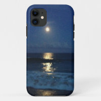 LUMIÈRE LUNE SUR LA PLAGE