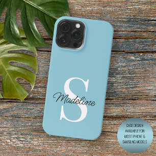 Coque Case-Mate iPhone Lumière personnalisée sarcelle bleu océan sarcelle