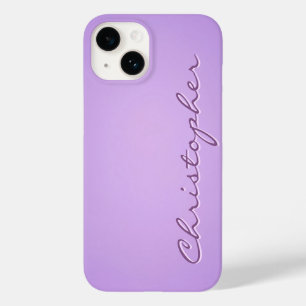 Coque Case-Mate iPhone Lumière personnalisée violet Texture radiale 15