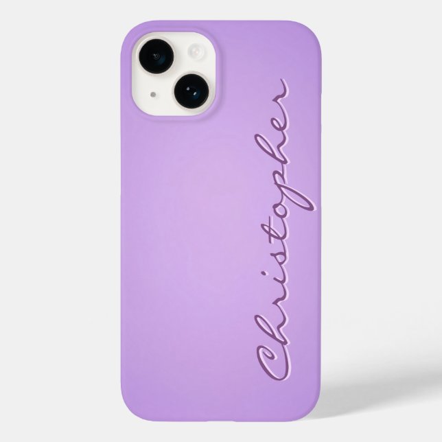 Coques Case-Mate iPhone Lumière personnalisée violet Texture radiale 15 (Verso)