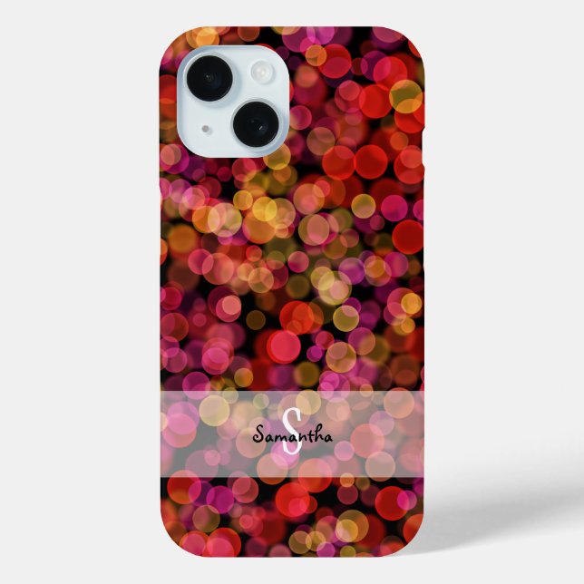 Coques Case-Mate iPhone Lumières Bokeh (Verso)