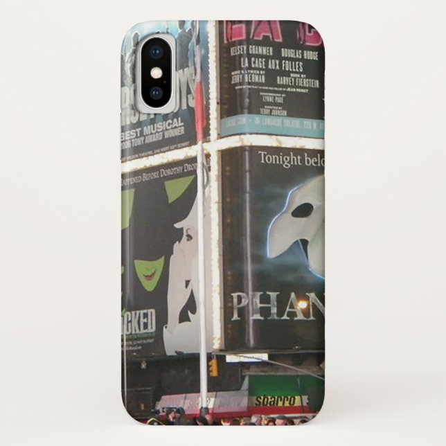 Coques Case-Mate iPhone Lumières de la ville Carré du New York (Dos)