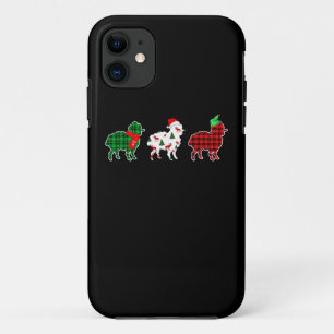 Case-Mate iPhone Case Lumières de l'arbre de Noël des moutons amusants