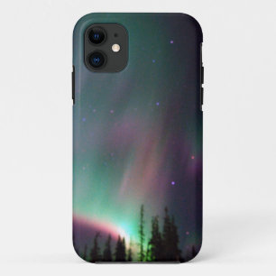 Coque iPhone 11 Lumières du nord Alaska