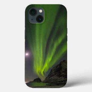 Case-Mate iPhone Case Lumières du Nord Plage de Haukland Île Norvège