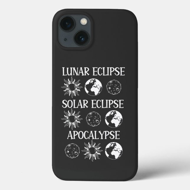 Coques Case-Mate iPhone Lunaire Eclipse Solaire Eclipse Apocalypse Espace  (Verso)