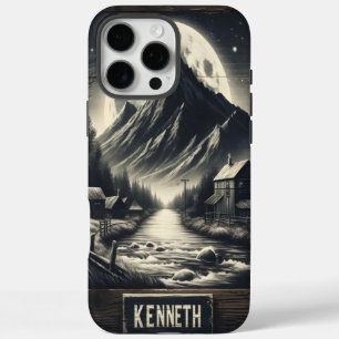 Coque iPhone 16 Pro Max Lune au-dessus du ruisseau Kenneth