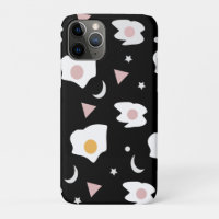 Lune de dîner d'œuf motif confetti