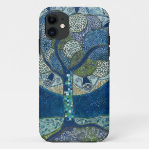 Coque Case-Mate Pour iPhone Lune en fleur (peinture)