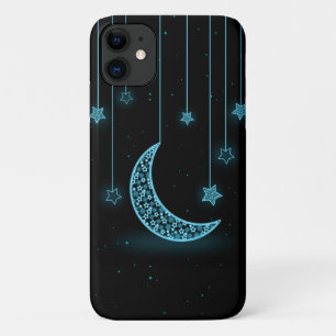Case-Mate iPhone Case Lune et étoiles brillantes nocturnes