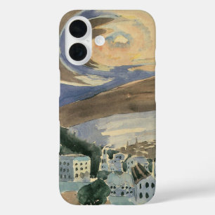 Coque Pour iPhone 16 Lune sur Barcelone par Walter Gramatte