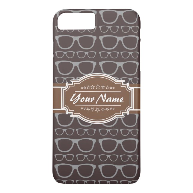Coques Case-Mate iPhone Lunettes de café Nerd Hipster Personnalisées (Dos)
