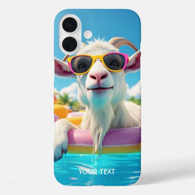 Coques Case-Mate iPhone Lunettes de chèvre de chèvre mignonne Imaginaire (Verso)