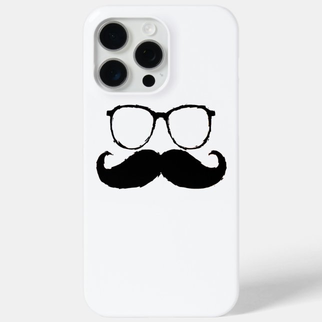 Coques Case-Mate iPhone Lunettes de moustache amusantes 3 (Verso)