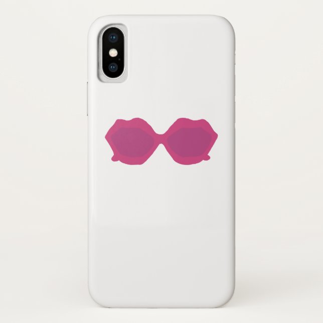 Coques Case-Mate iPhone Lunettes de soleil tendance rose (Dos)